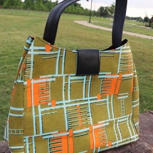 Multicolored African Print Bag (ABI ESO)